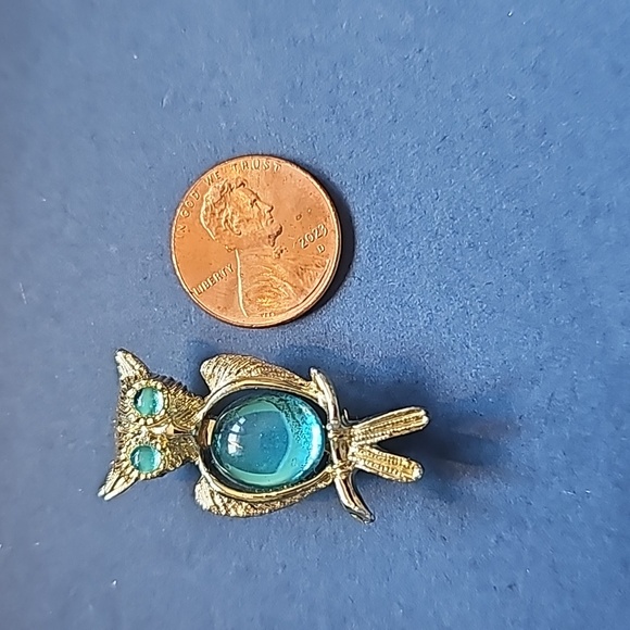 Owl Pin/Brooch Vintage - Picture 3 of 4